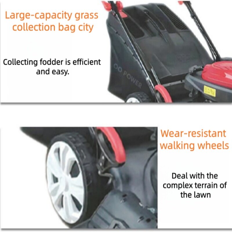 Self Propelled Lawn Mower | 22 Inch 6HP 4-in-1 Gas Lawn Mower PLM5170S | Factory OEM 5
