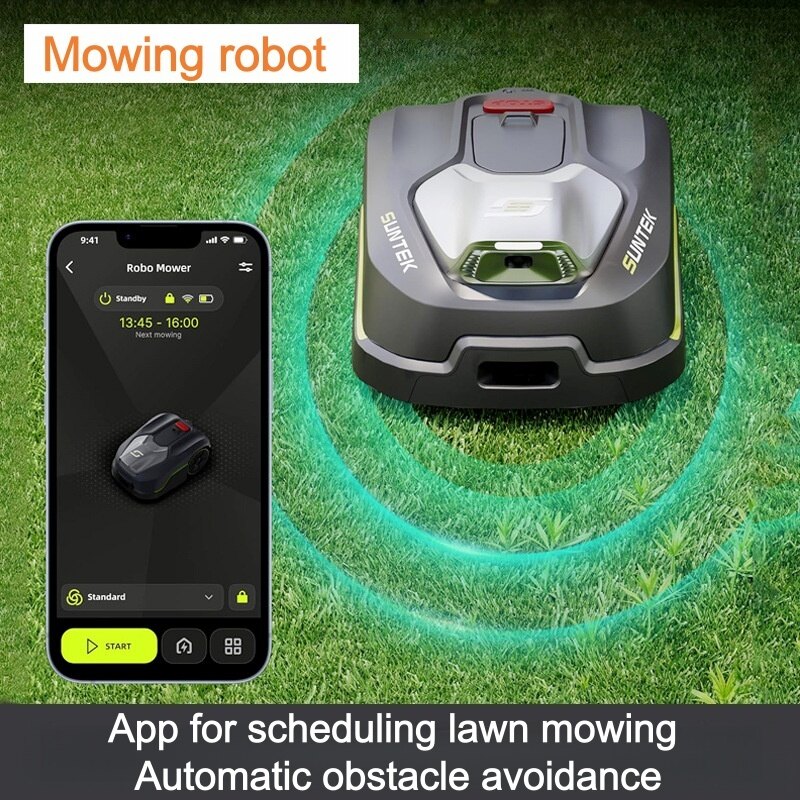 V600 Remote Control Robotic Lawn Mower | 600mm Cutting Width | RC Tracked Mower for Slopes & Large Areas 8