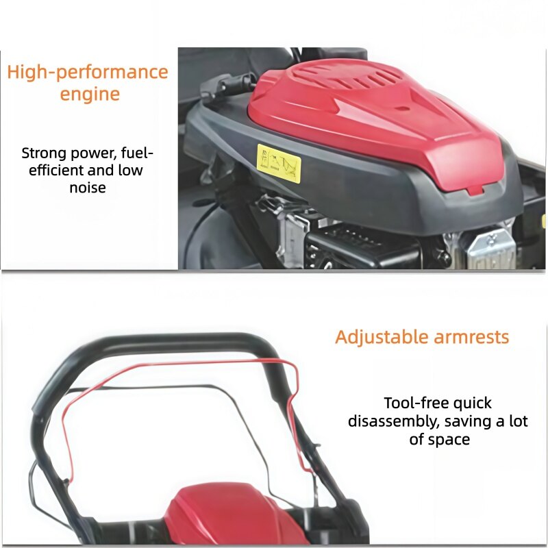 Self Propelled Lawn Mower | 22 Inch 6HP 4-in-1 Gas Lawn Mower PLM5170S | Factory OEM 4