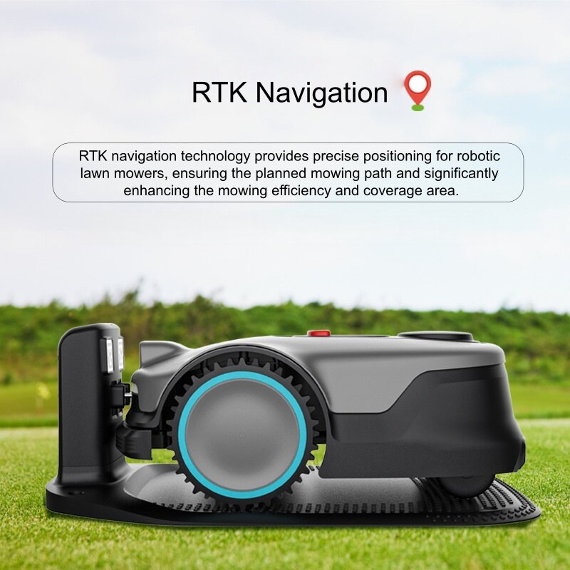 V600 Remote Control Robotic Lawn Mower | 600mm Cutting Width | RC Tracked Mower for Slopes & Large Areas 10