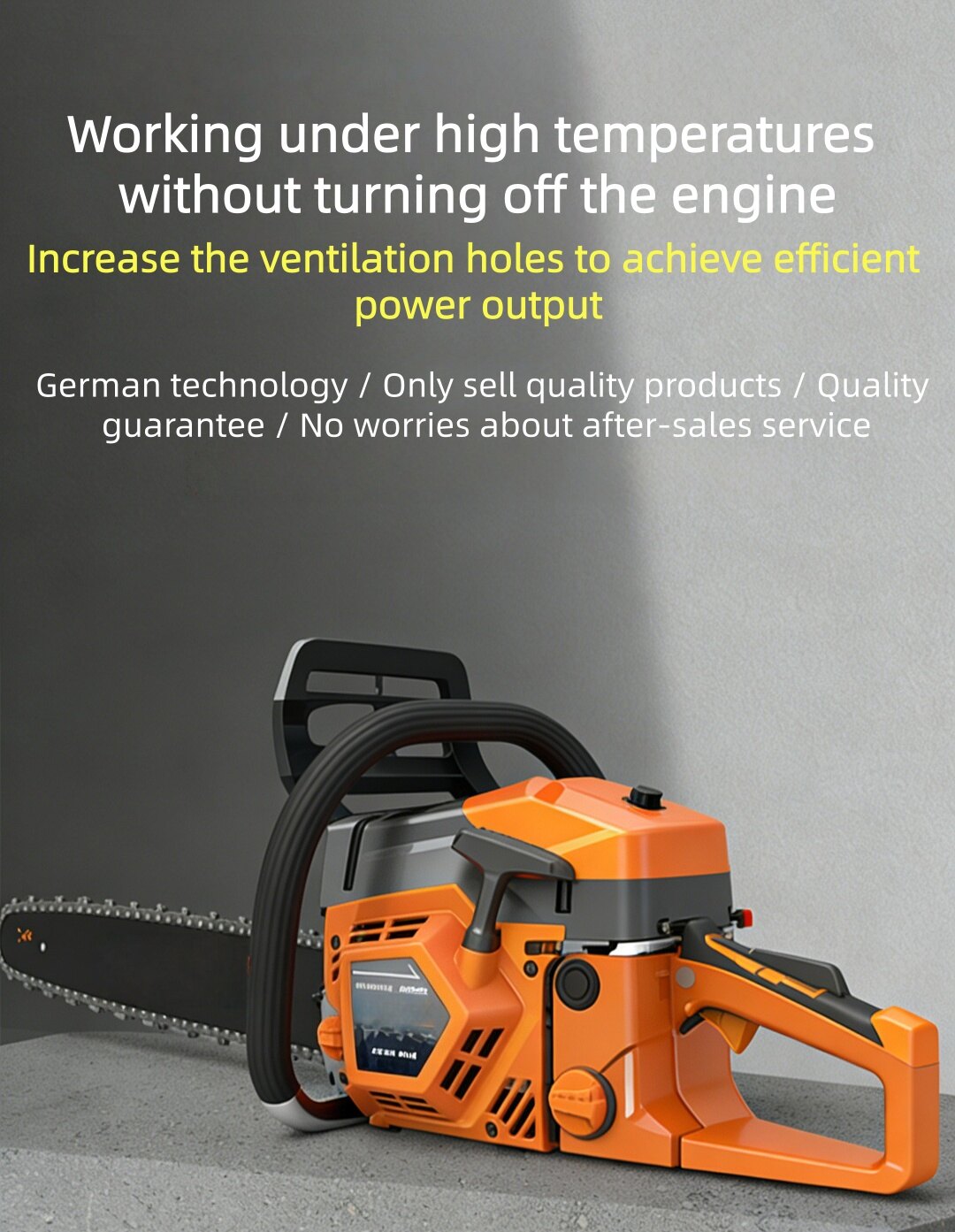 5200 Gasoline Chainsaw | 52cc 2 Stroke Petrol Chain Saw Factory OEM&nbsp; 3