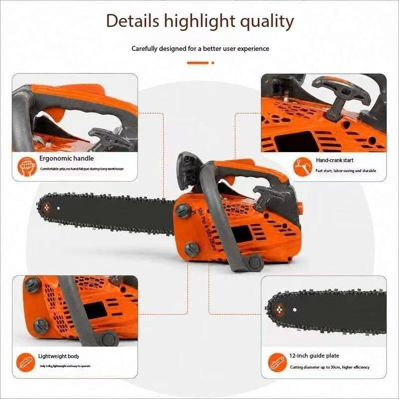 &nbsp;2500 Chainsaw 25cc Mini Gasoline Top Handle Chainsaw&nbsp; 4