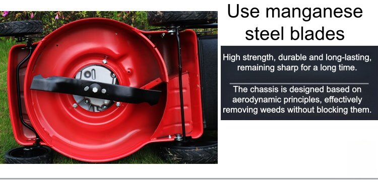 Commercial Walk Behind Lawn Mower | 21 Inch 6HP Gas Lawn Mower | Factory OEM Supply 6