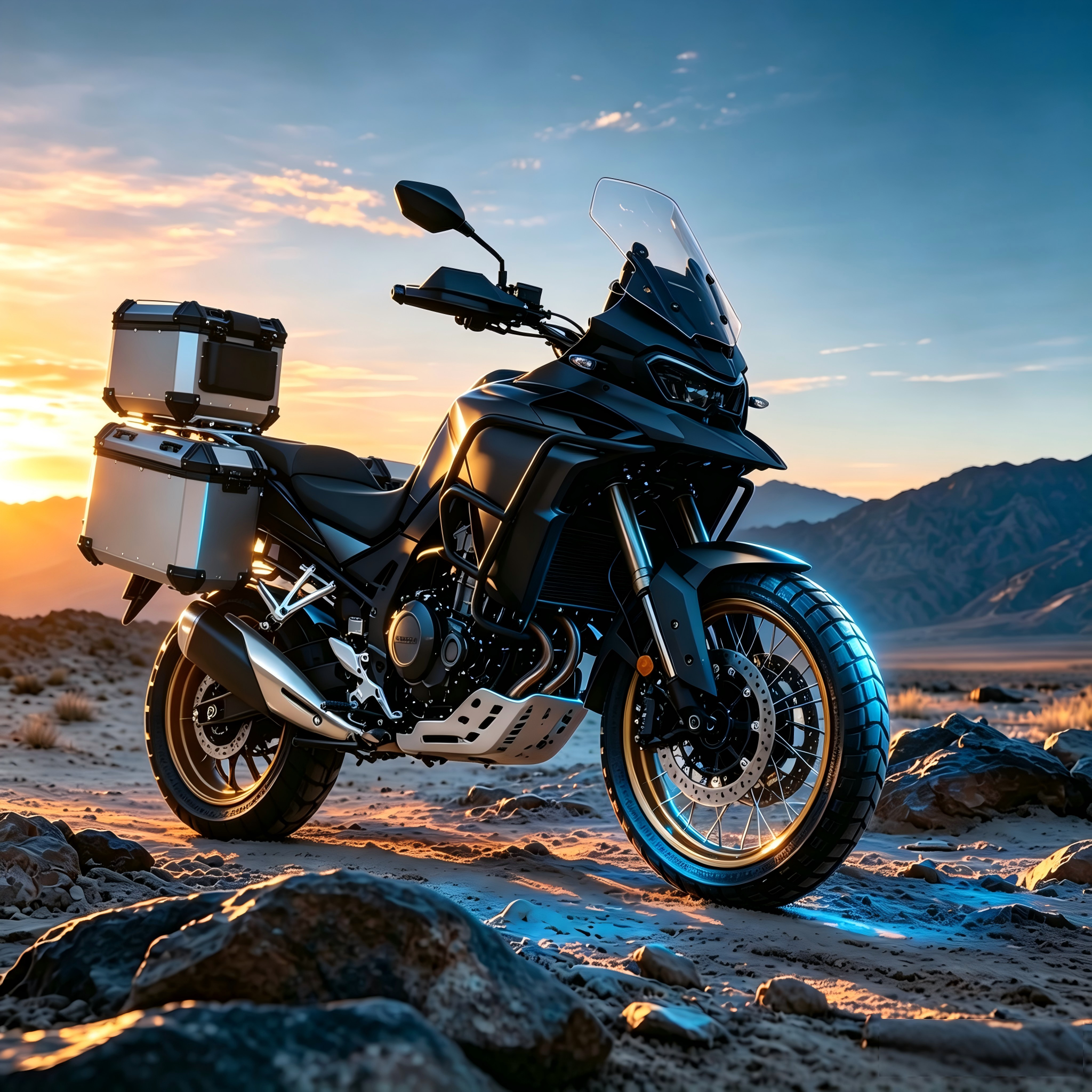Mid-to-large displacement motorcycles