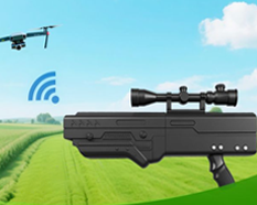 Drone jamming gun