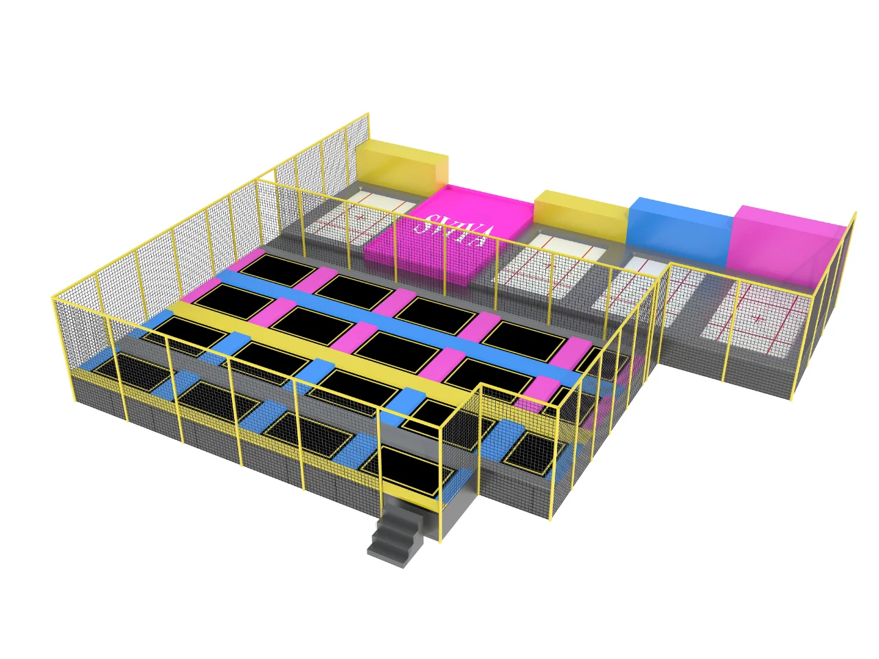Foam Pit Trampoline