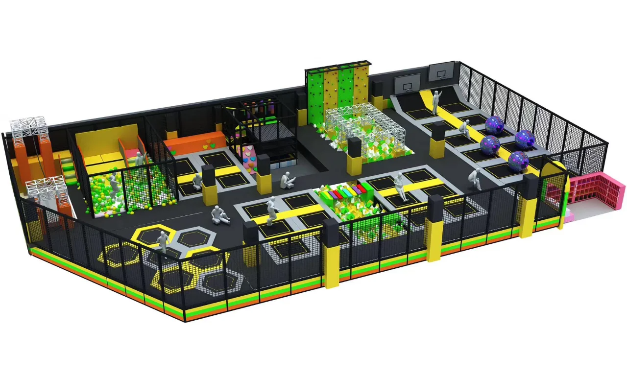 Professional Trampoline Court