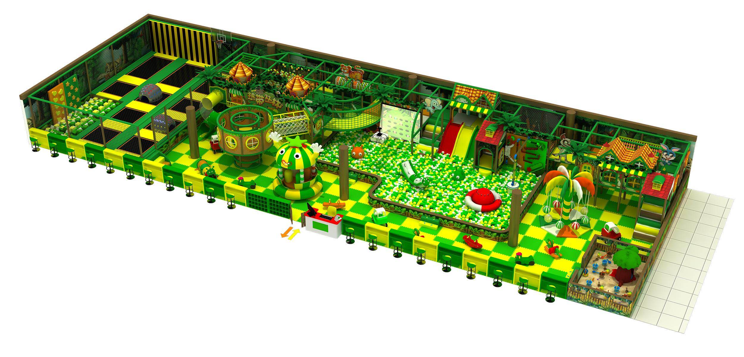 Forest Adventure Play Structure