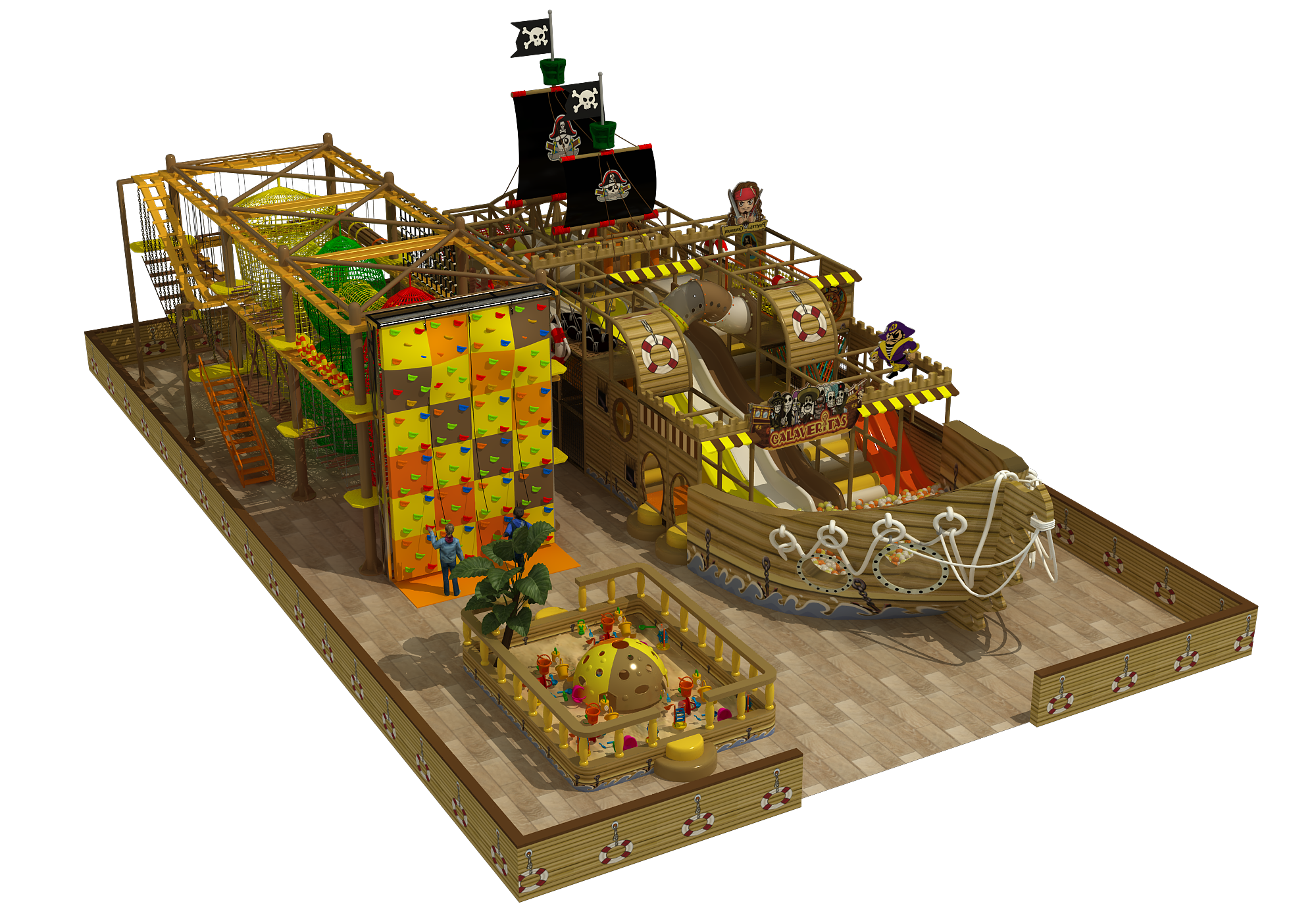Pirate Ship Indoor Playground