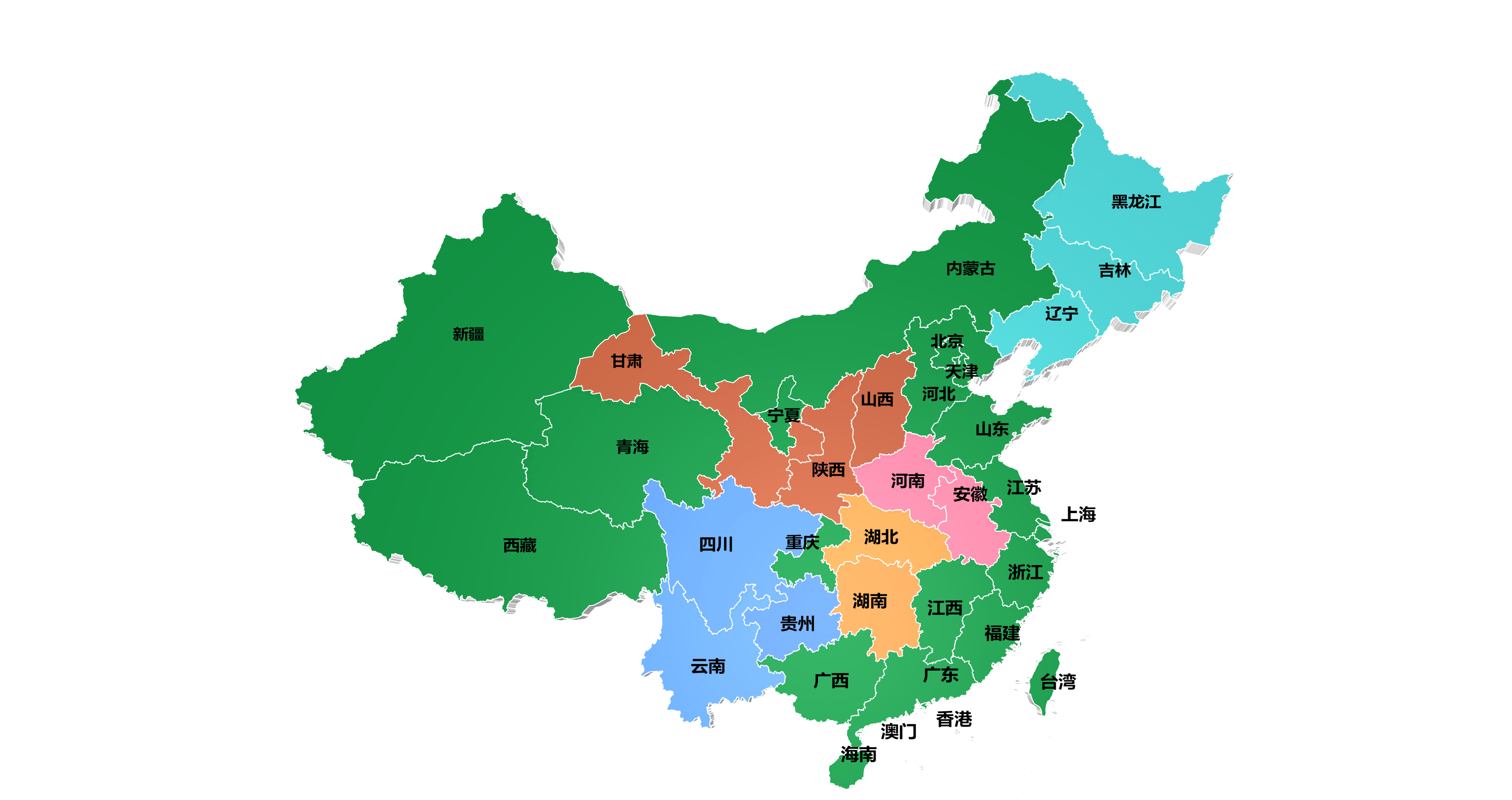 全国资源渠道网络地图