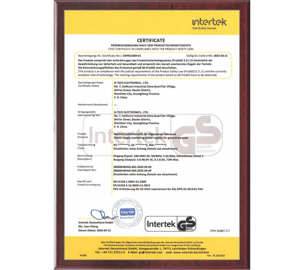 CE Certificate