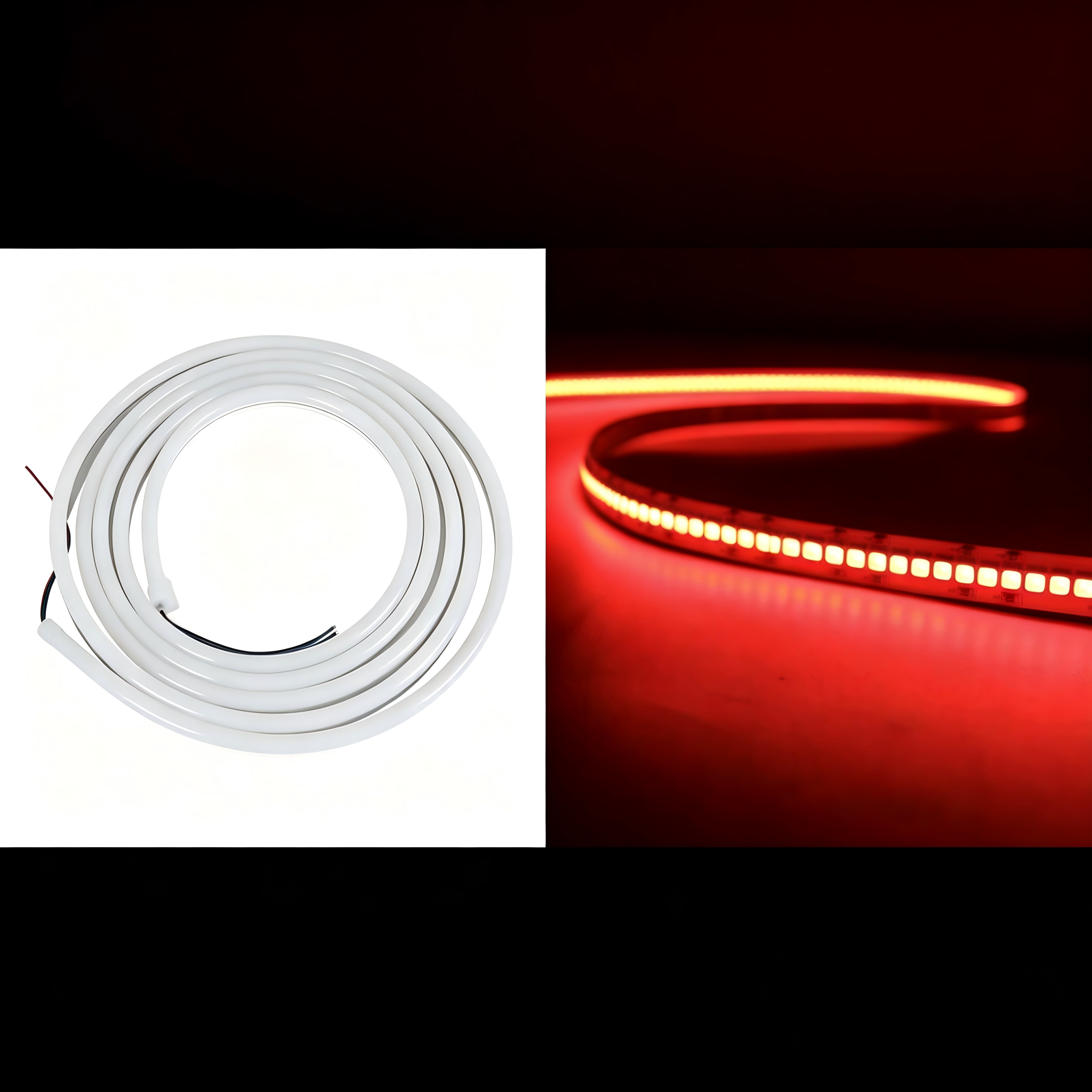 Custom 3838 RGB Dot-Free Flex Neon Strip – 240 LEDs/m, 270° Beam, DC24V