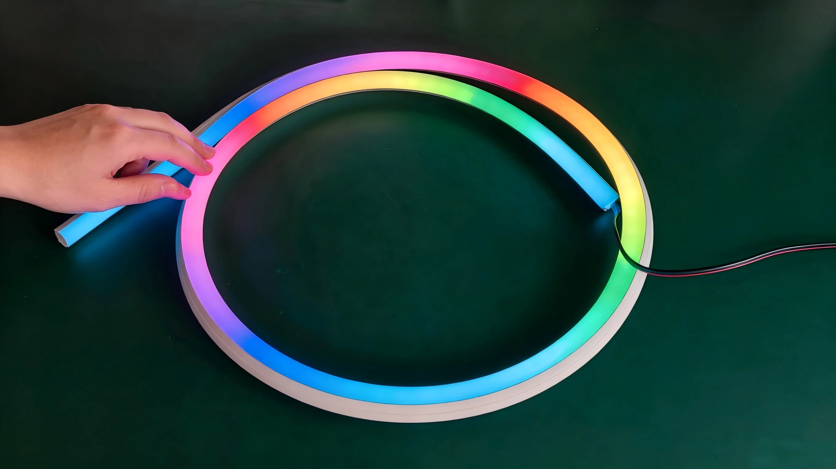 New 16×16 3D Bendable Flex Neon – RGBW, WS2815, IP68