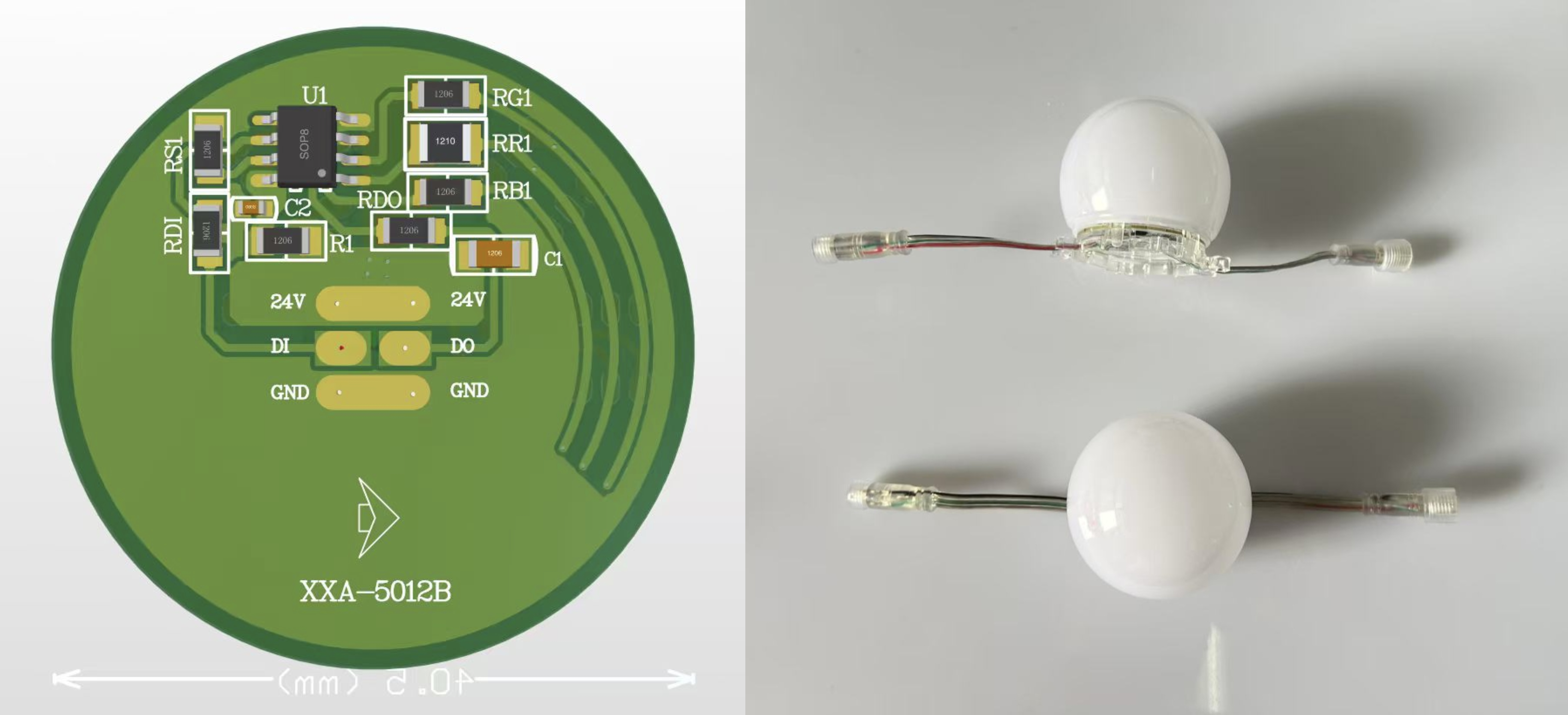 Custom 50mm Pixel Globe Light for Letter Signage – A Unique Project Story