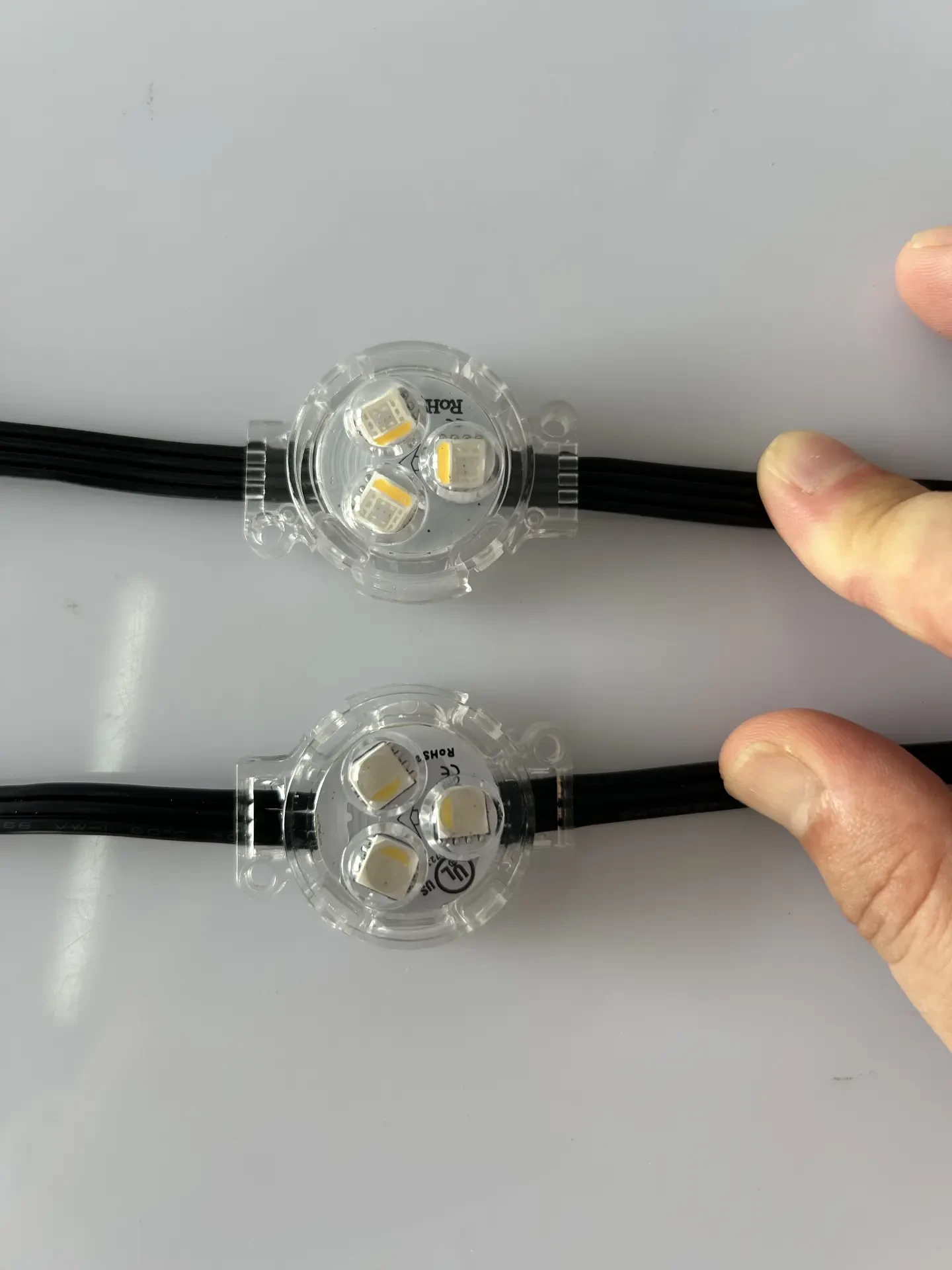 New 30mm RGBW Permanent Pixel Light – UCS7604, 16-Bit Grayscale, IP67
