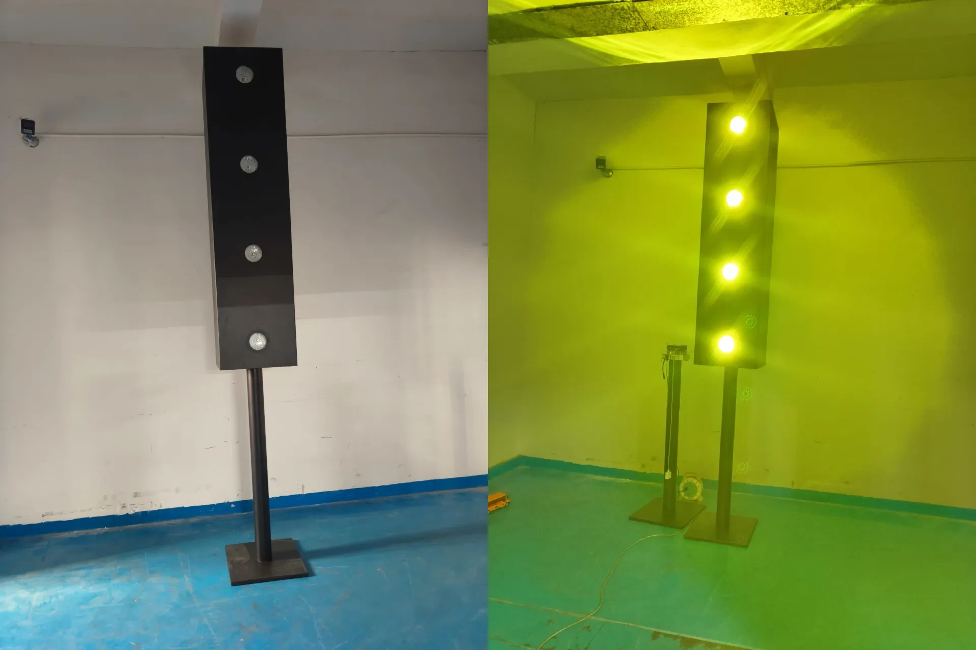 Custom Modular LED Stoplights for a Show Choir