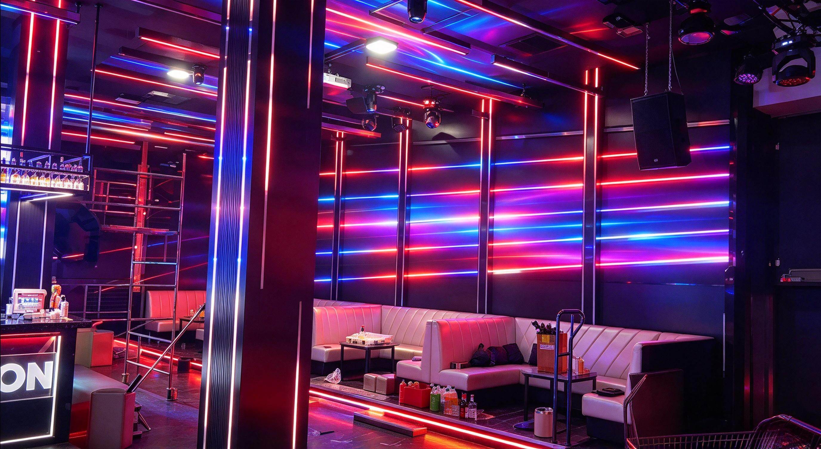 WS2811 Digital LED Strips for a Nightclub Lighting Project