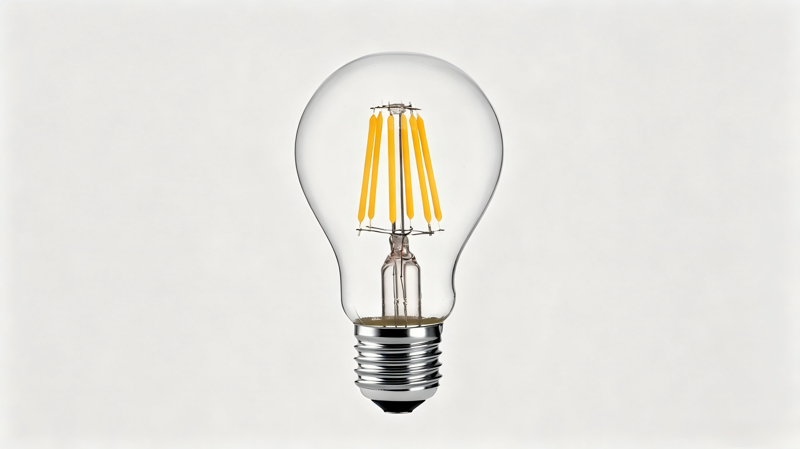 A60 Glass LED Filament Bulb