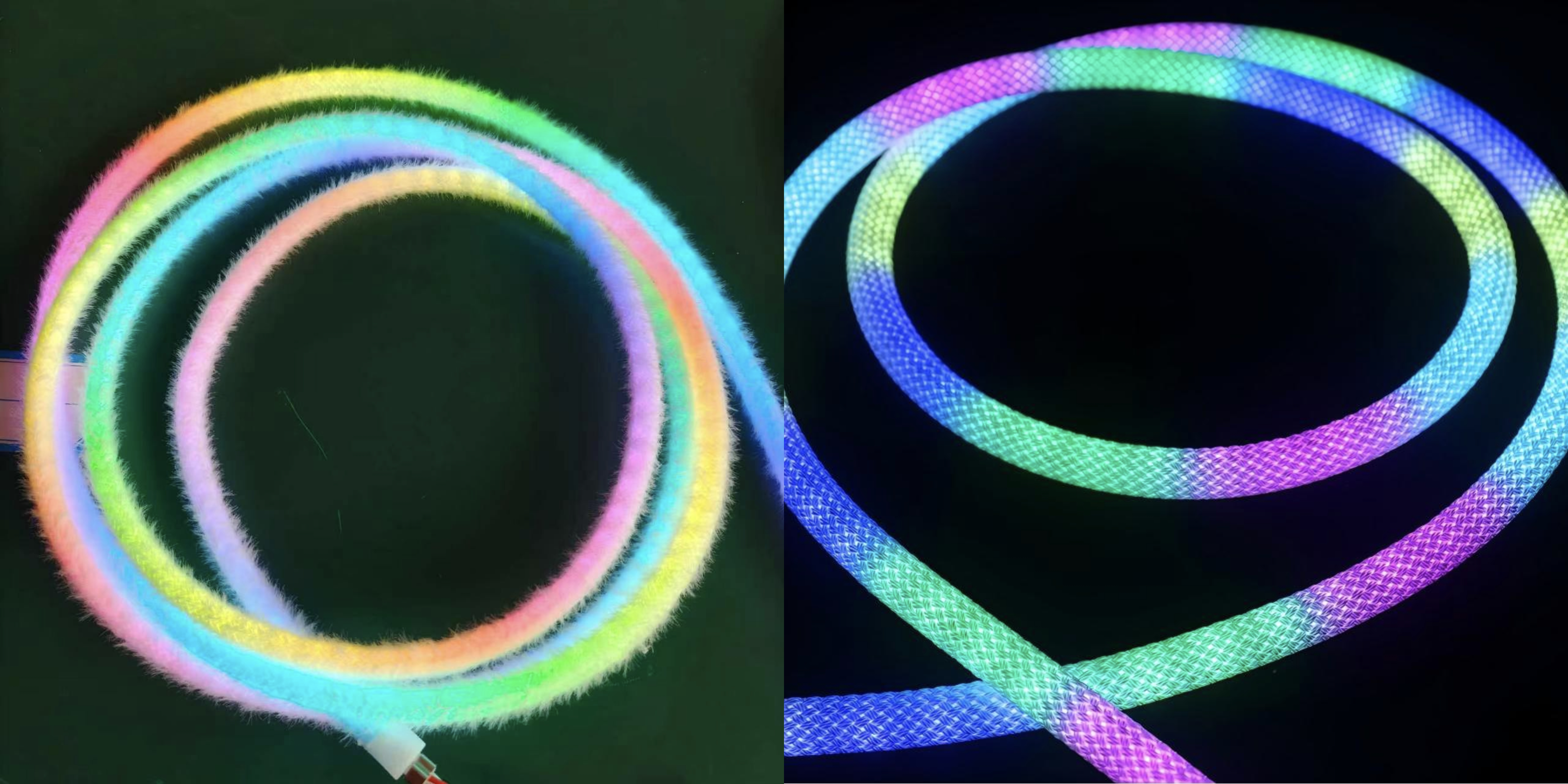 Xuanan Lighting Launches New Braided Pixel Neon Series – D10 Round Tube & D15 Woven Flexible Neon