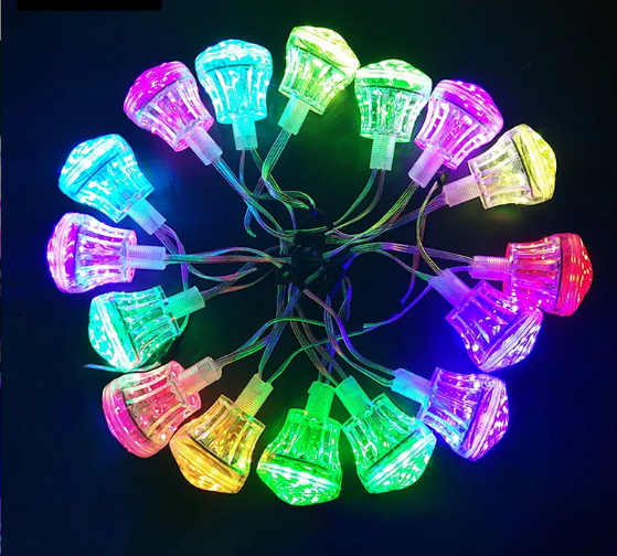 Best-Selling 60mm RGB Pixel Cabochon Light – 18 LEDs, 360° Beam, IP66, DC24V