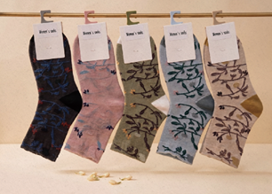 Cottagecore Retro Socks