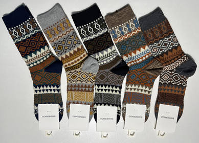 Fair Isle Jacquard Socks