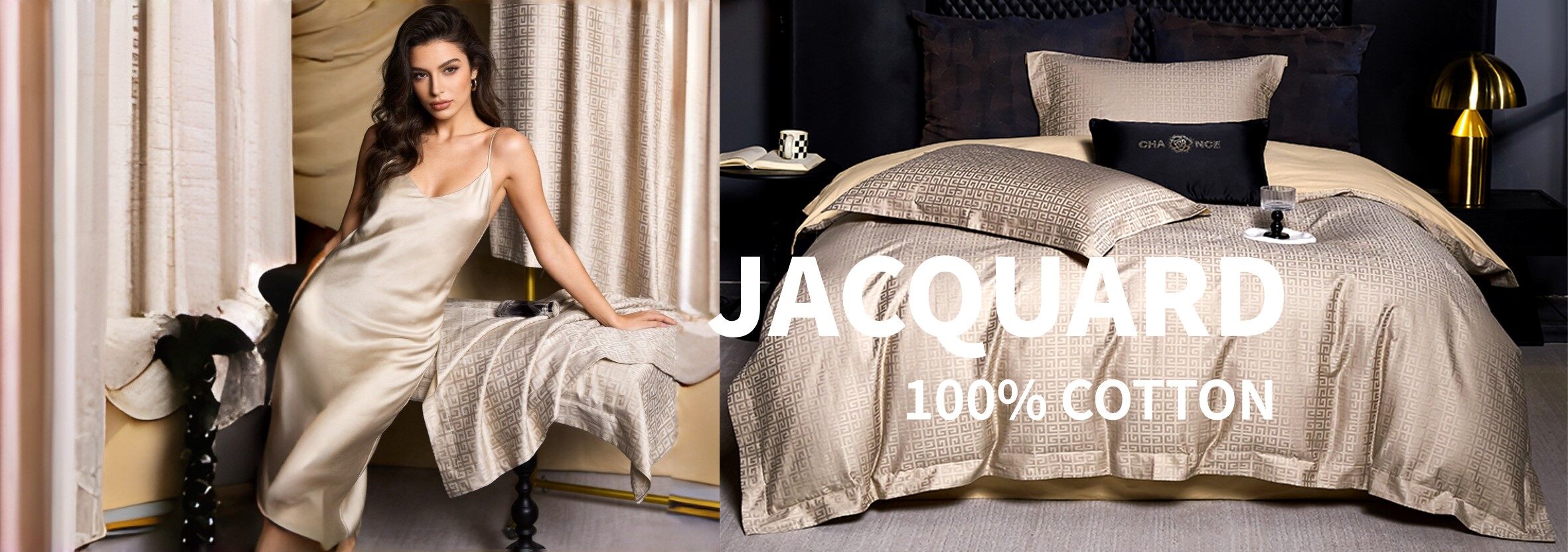 Jacquard 100% Cotton Bedding