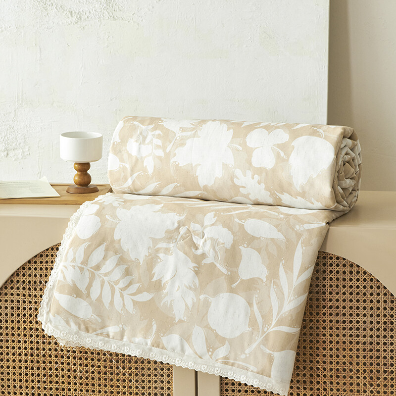 TENCEL&LINEN lace summer quilt