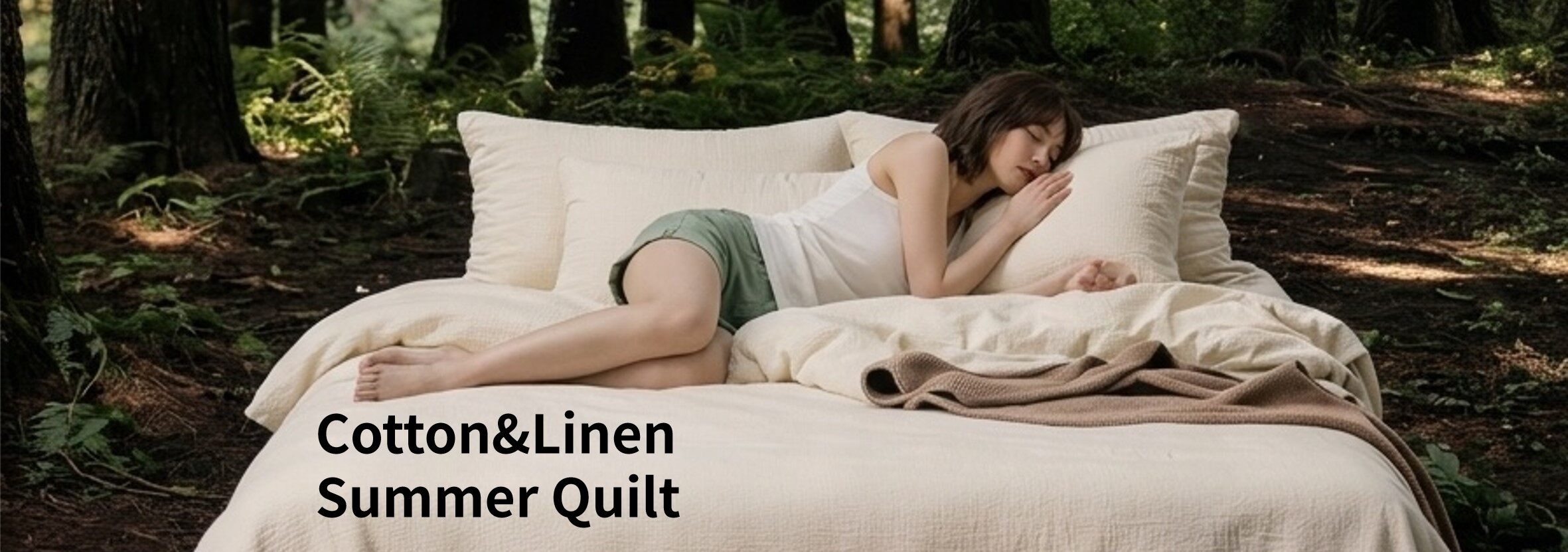 Cotton Linen Summer Quilt