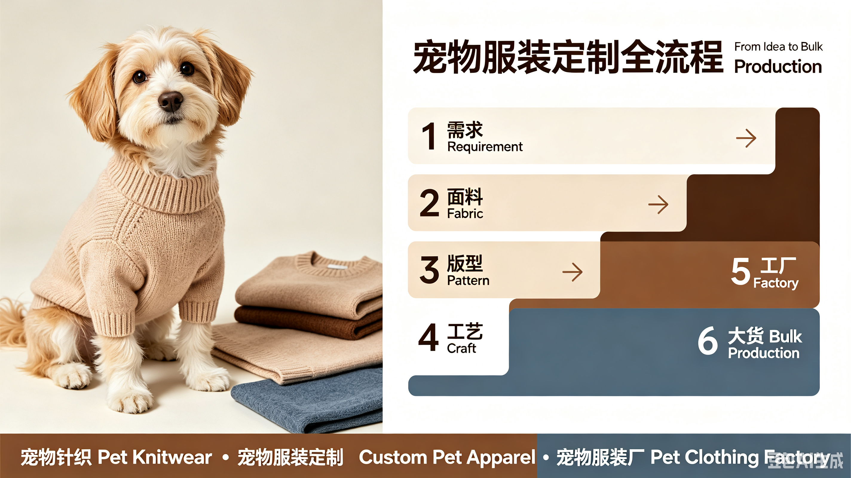 Full Process Analysis for Custom Pet Apparel: From Requirement Triage to Factory Selection
