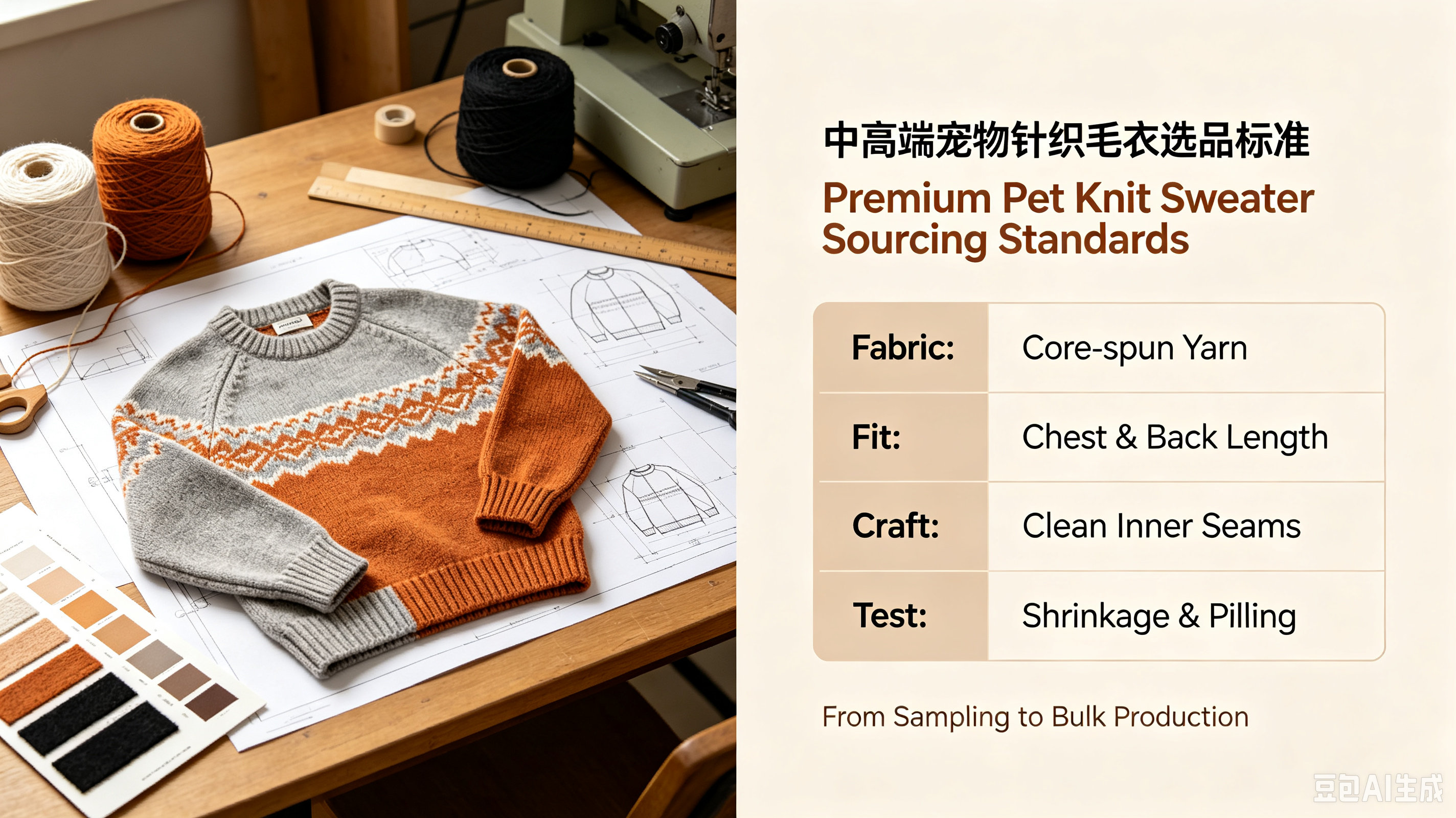 Pet Knit Sweater Buyer's Guide: How Fabric and Craftsmanship Define Quality