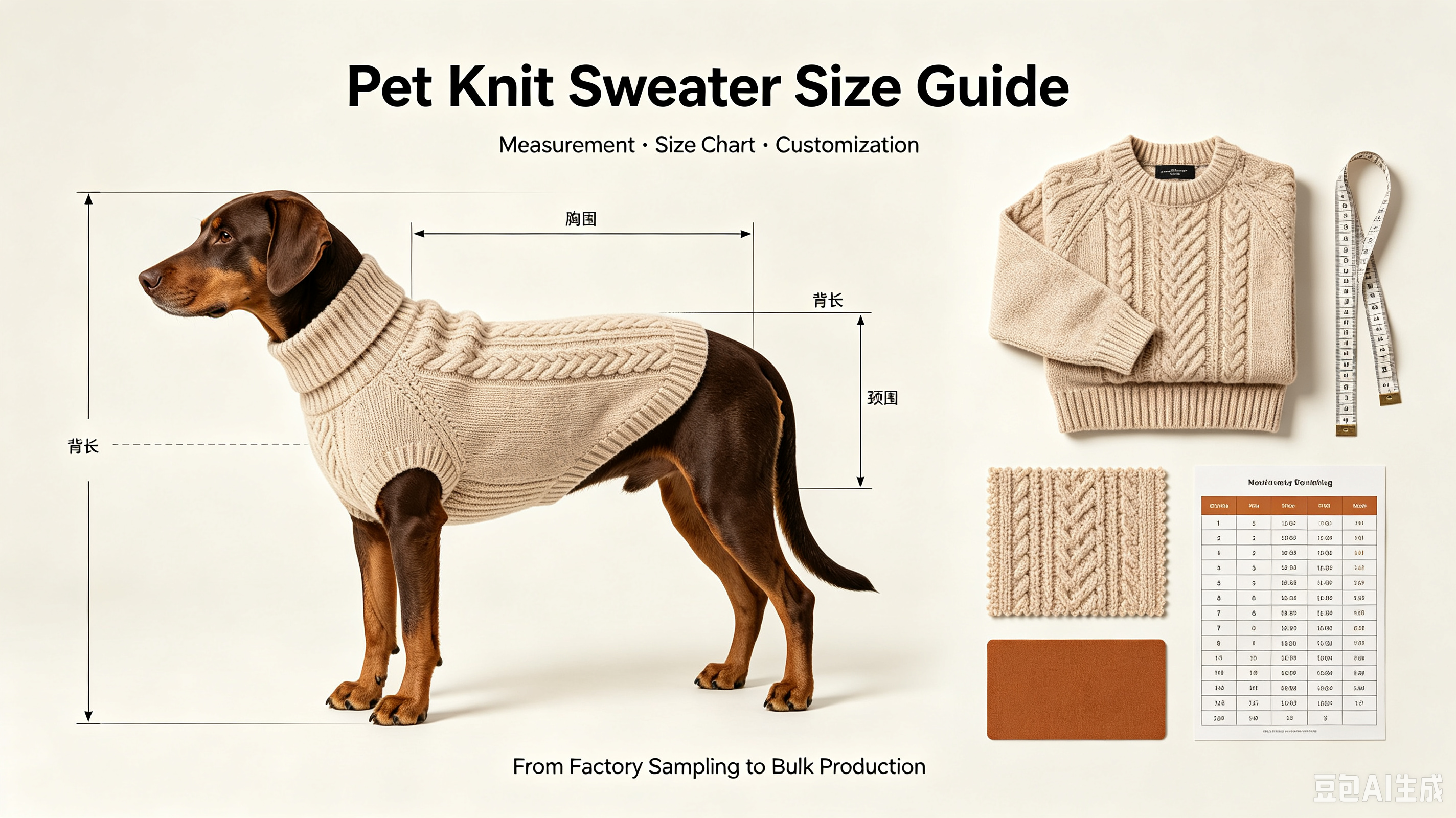 Pet Apparel Size Selection & Measurement Guide