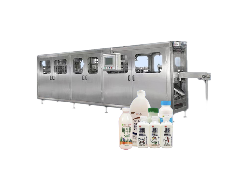 Linear bottle liquid filling machine