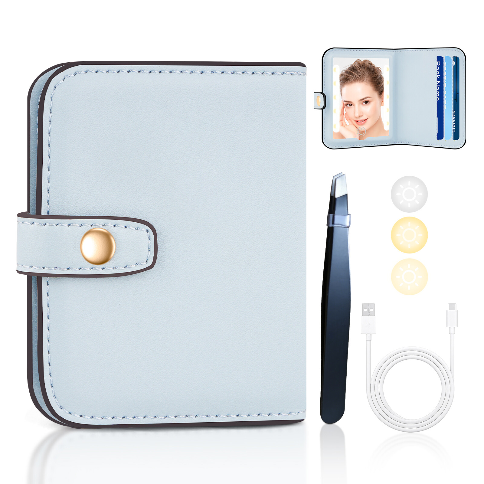 Wallet-Style Design with Accessories