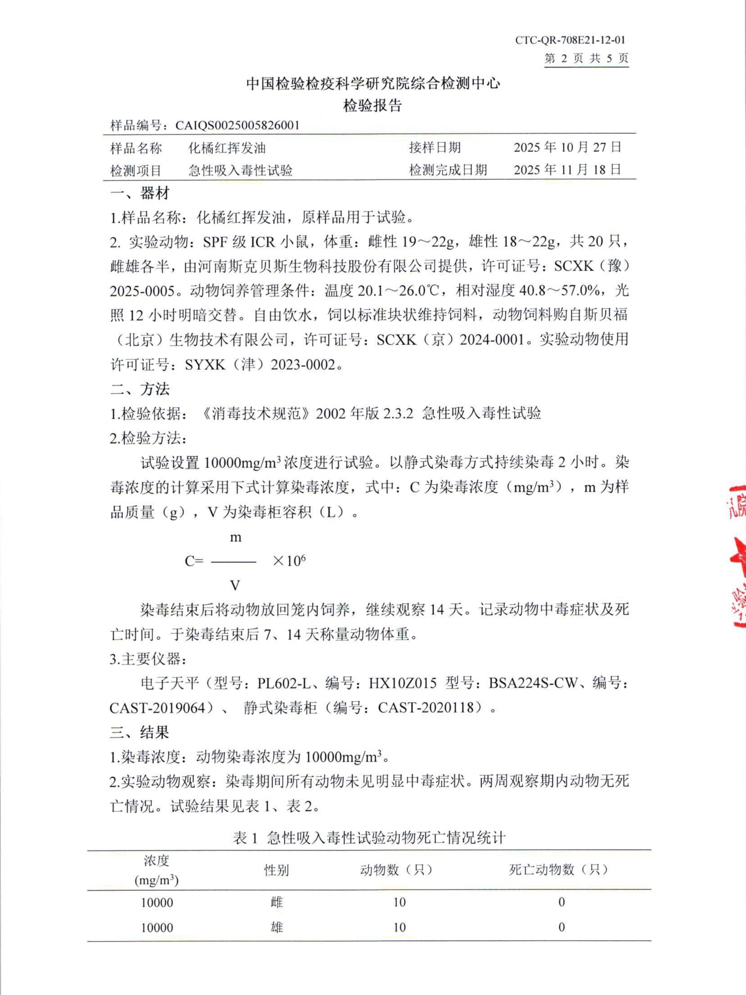 检测报告文件