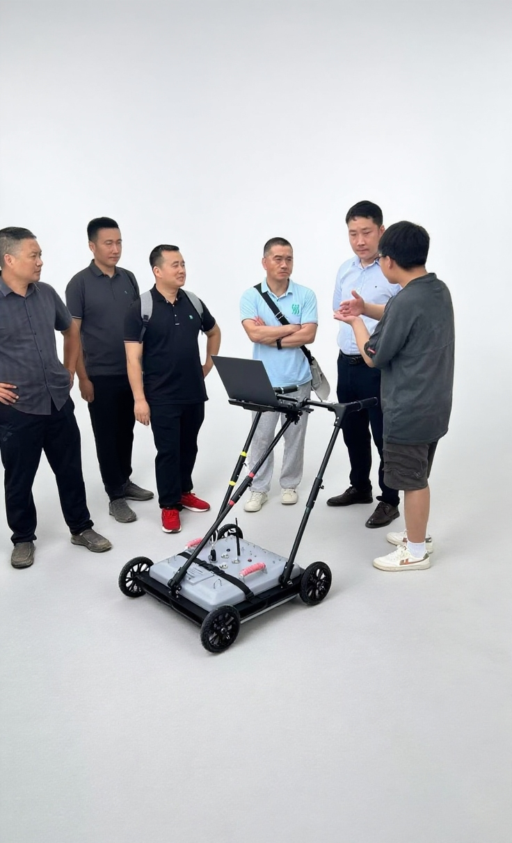 Multi-frequency 3D Ground Penetrating Radar SL-MGPR Figure 1