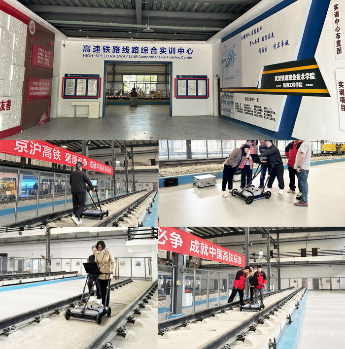 Comprehensive Training Center for High-Speed Rail Lines: Panoramic View and Group Practical Exercises for Teachers and Students