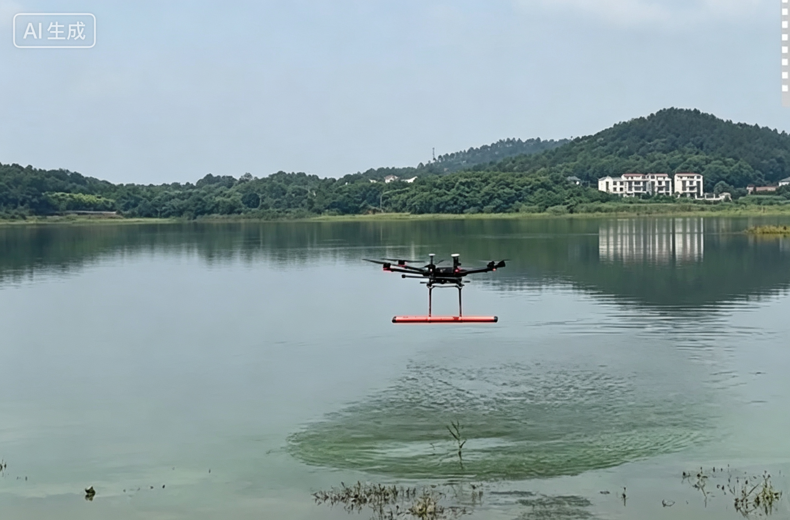 Underwater Topography and Pipe Detection in a Reservoir in Wuhan