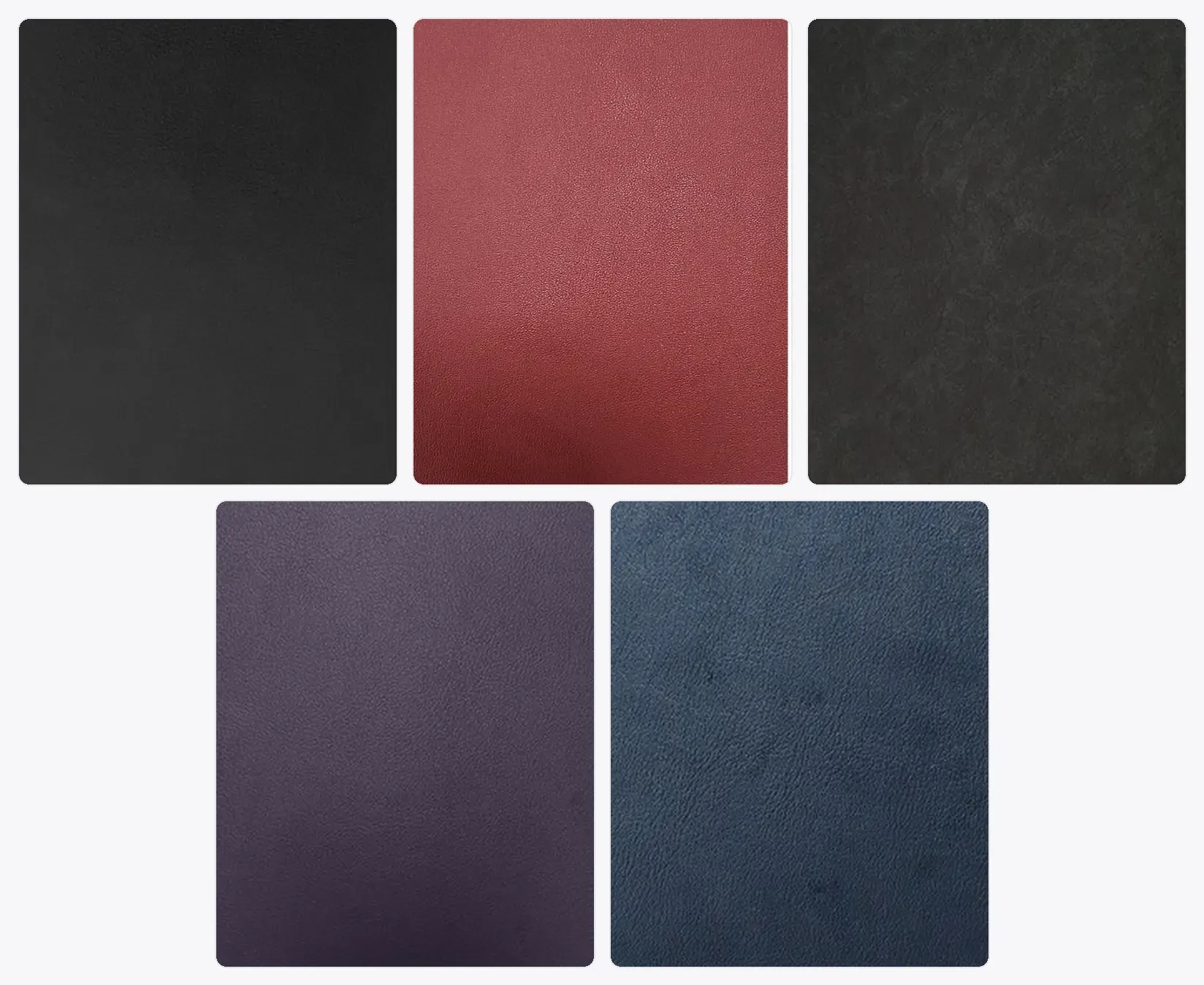 Product image of vegan leather textured back film