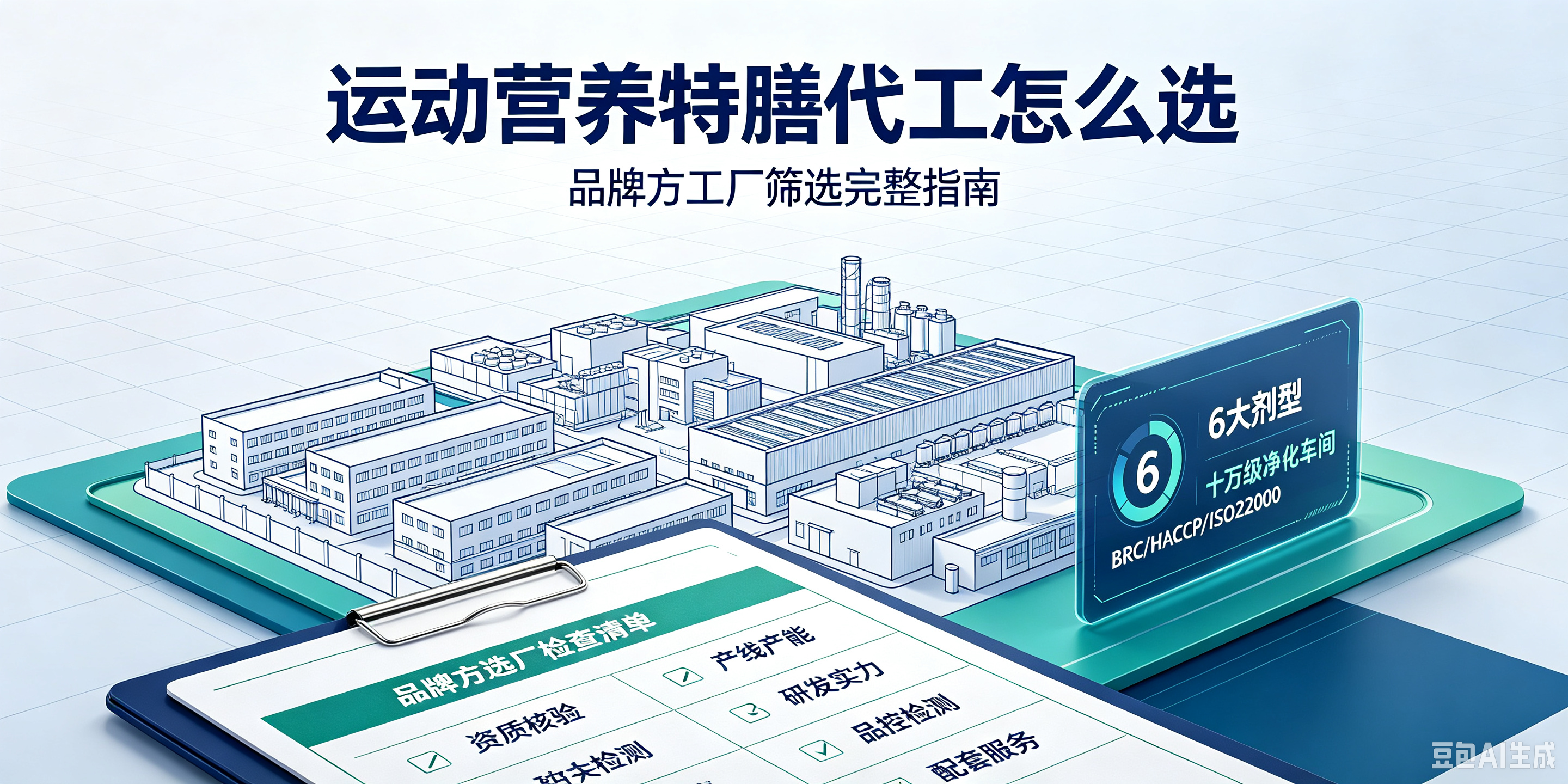 运动营养特膳代工怎么选?品牌方工厂筛选完整指南