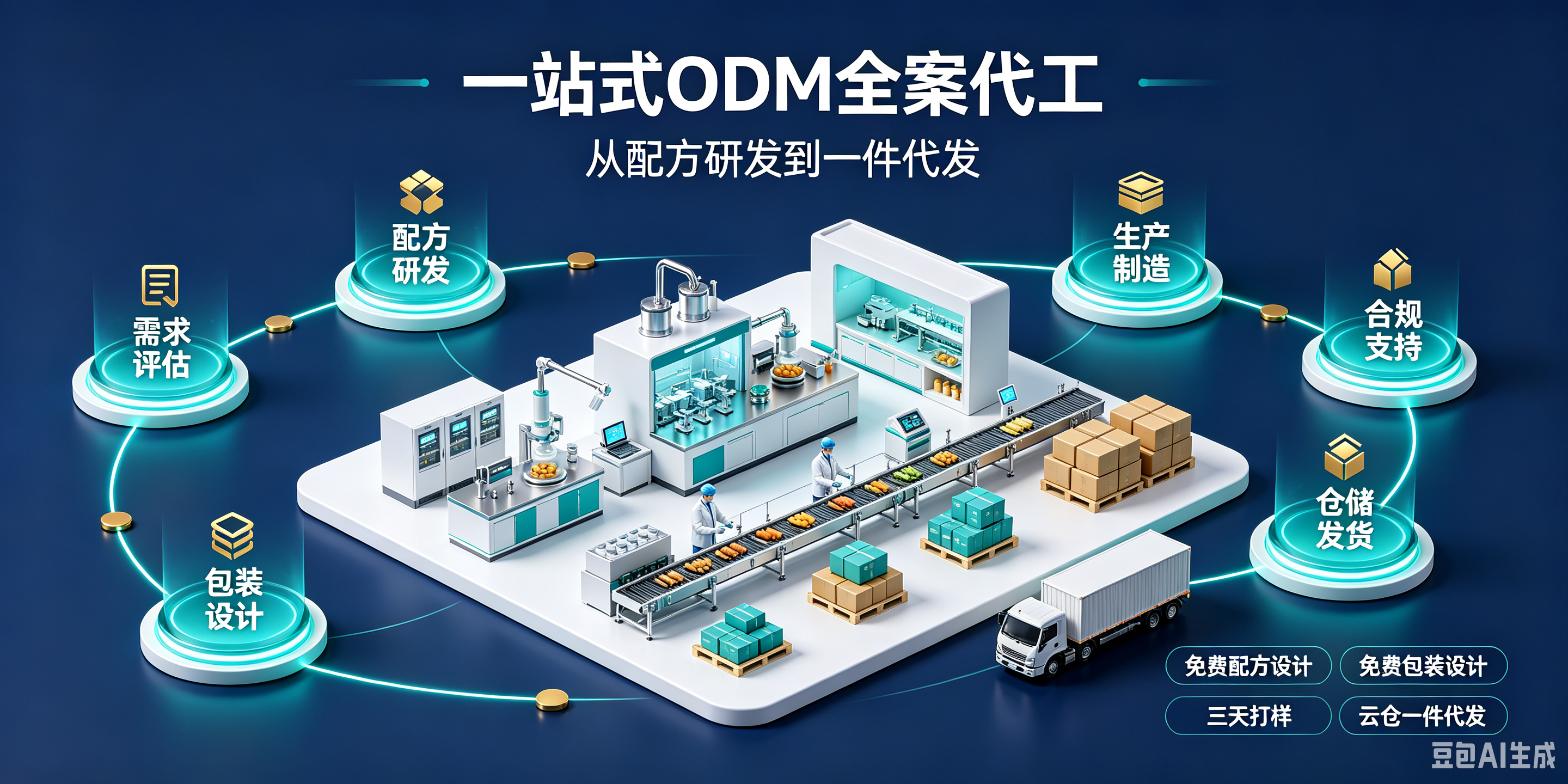 大健康食品一站式 ODM 全案代工,到底包含哪些服务?