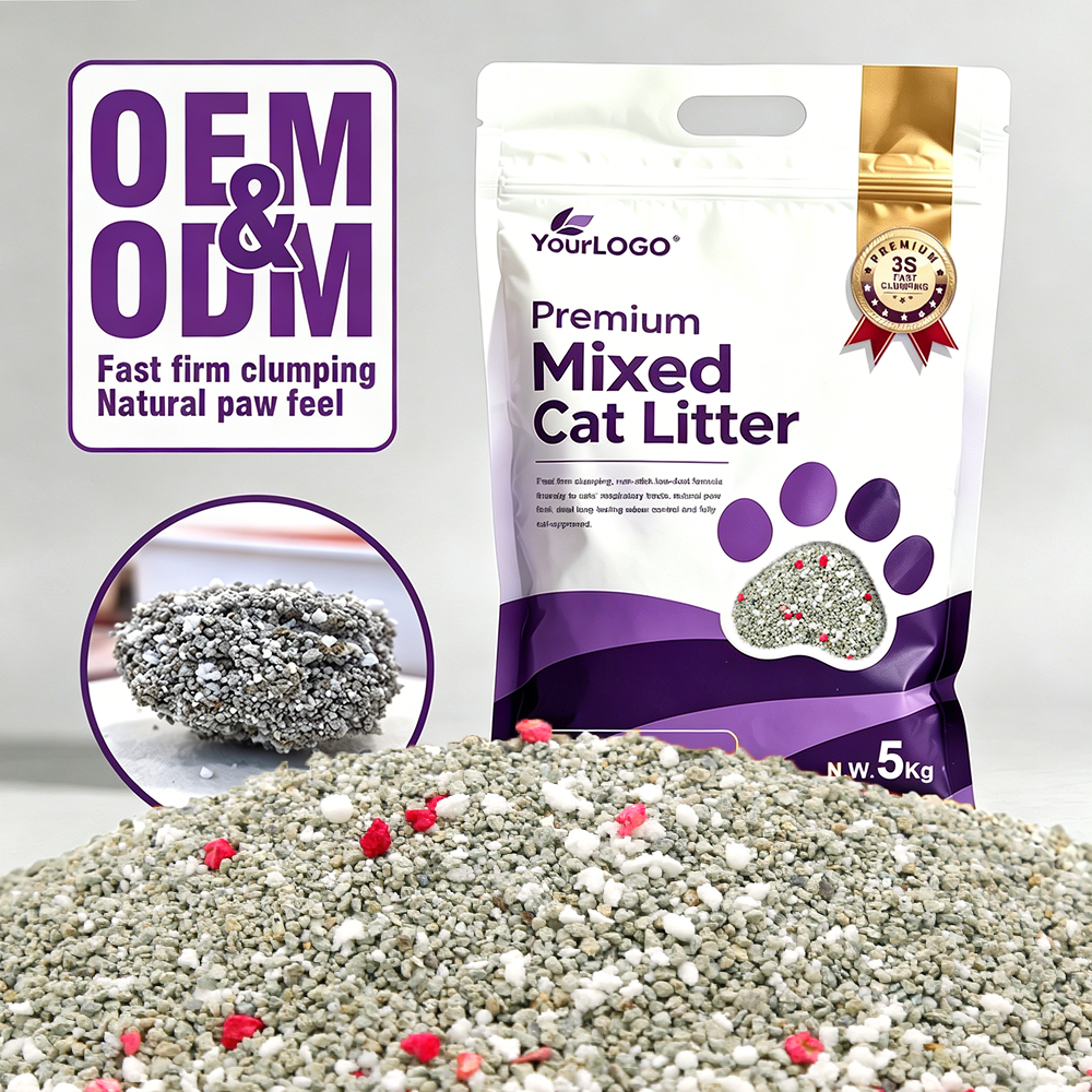 Bentonite&Cassava Mixed Cat Litter With Deodorant Particles Bentonite&Cassava Mixed Cat Litter With Deodorant Particles