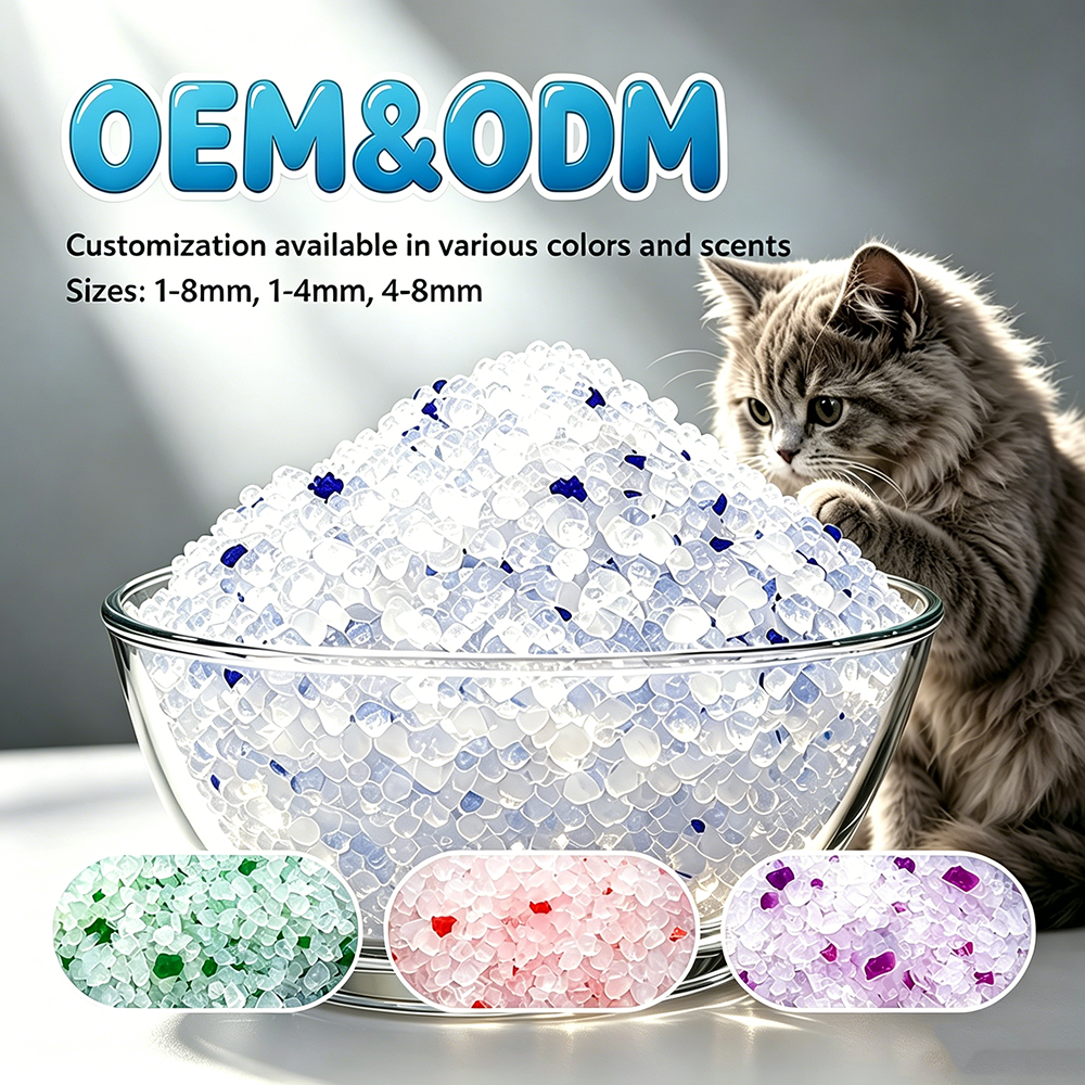 Silica Gel Cat Litter XS-1 Multiple scent options