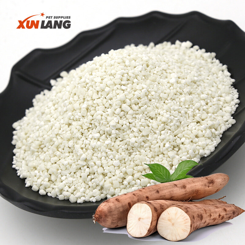 100% Biodegradable Flushable Cassava Cat Litter Odor Control Easy Clean 100% Biodegradable Flushable Cassava Cat Litter Odor Control Easy Clean