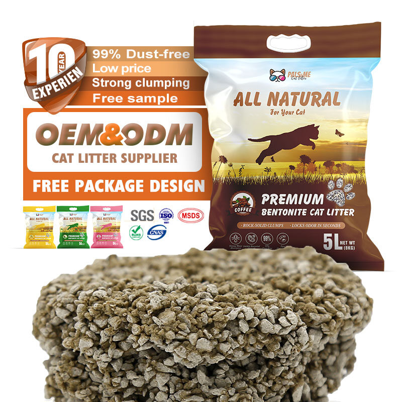 Natural Crushed Bentonite Cat Litter OEM Custom Packaging Natural Crushed Bentonite Cat Litter OEM Custom Packaging
