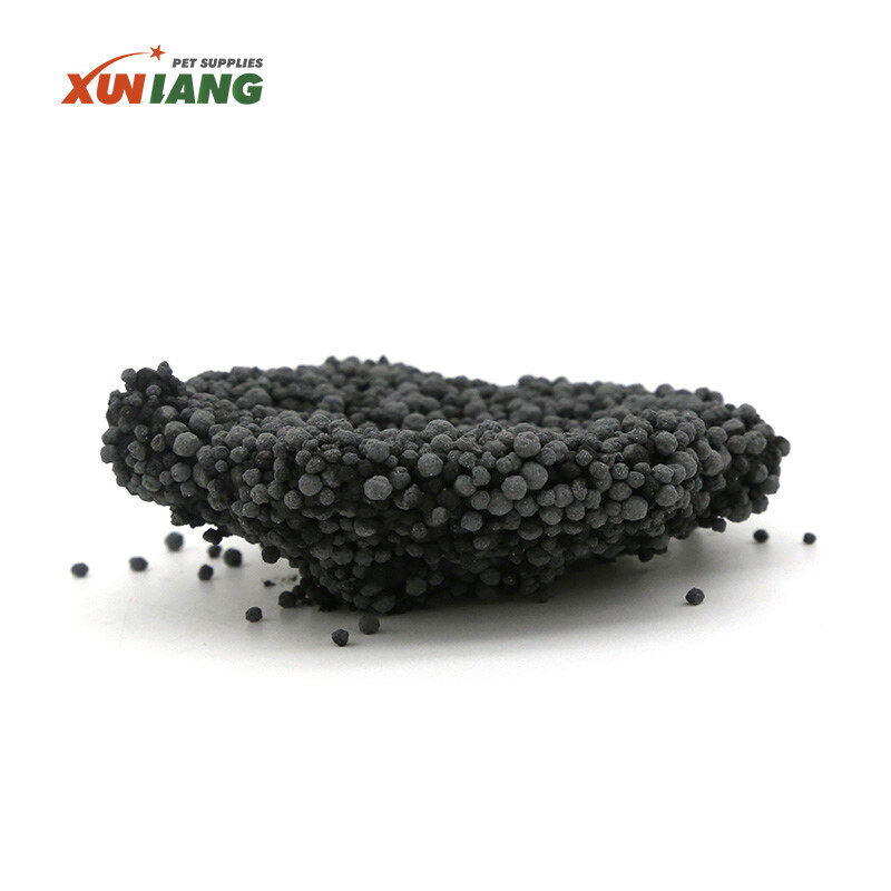 Spherical Activated Carbon Bentonite Cat Litter High Efficiency Odor Removal Cat Sand - gallery thumbnail 2