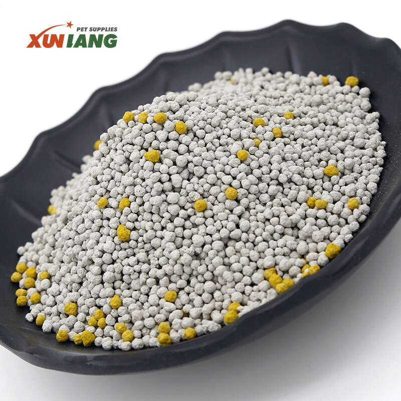 Scented Ball Shape Bentonite Cat Litter | Fragranced Spherical Clumping Kitty Litter Low Dust