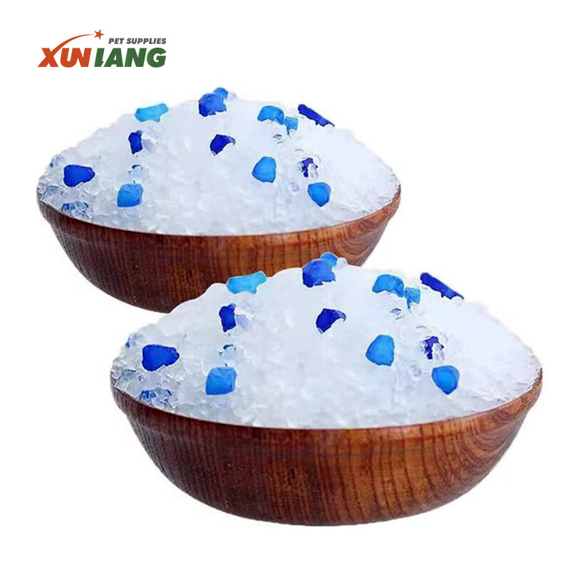 Silica Gel Crystal Cat Litter Odor Control Non-Clumping Crystal Kitty Litter 2