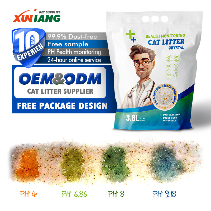 PH‑Indicator Color‑Changing Silica Gel Cat Litter PH‑Indicator Color‑Changing Silica Gel Cat Litter