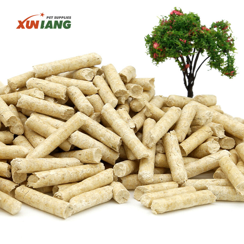 Wholesale Natural Pine Wood Pellet Cat Litter Biodegradable Flushable Kitty Sand - gallery thumbnail 2